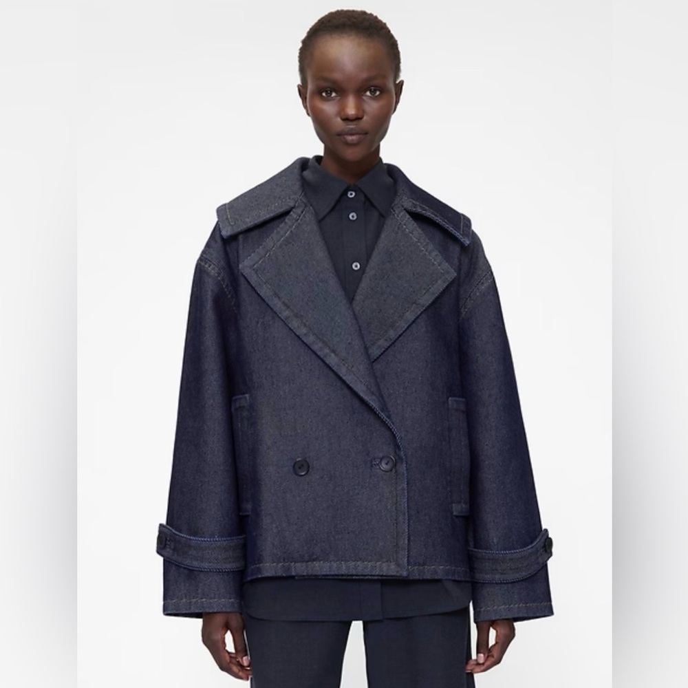 GapStudio Denim Cocoon Coat Medium